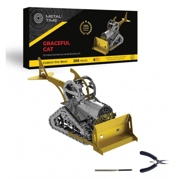 Фото - Металлический конструктор Metal Time Graceful CAT (MT073) Фото - Металлический конструктор Metal Time Graceful CAT (MT073)