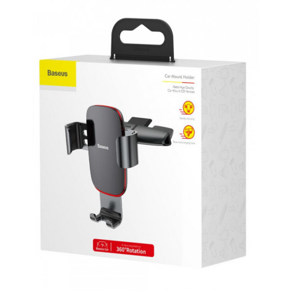 Фото - Автодержатель Baseus 4.7-6.5" Metal Age Gravity (SUYL-J01)