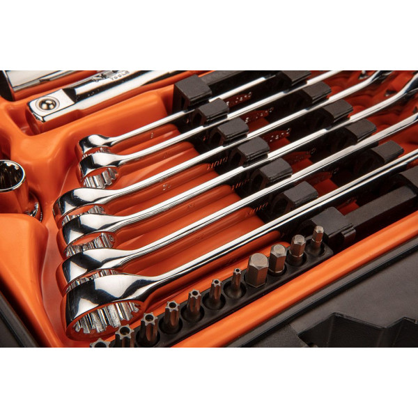 Фото - Набор инструментов Neo Tools 08-690 1/2-1/4 71 шт.