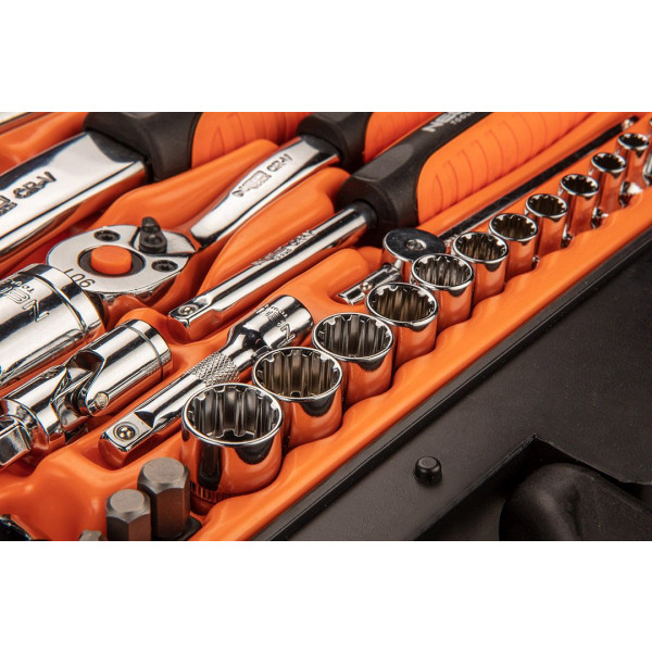 Фото - Набор инструментов Neo Tools 08-690 1/2-1/4 71 шт.