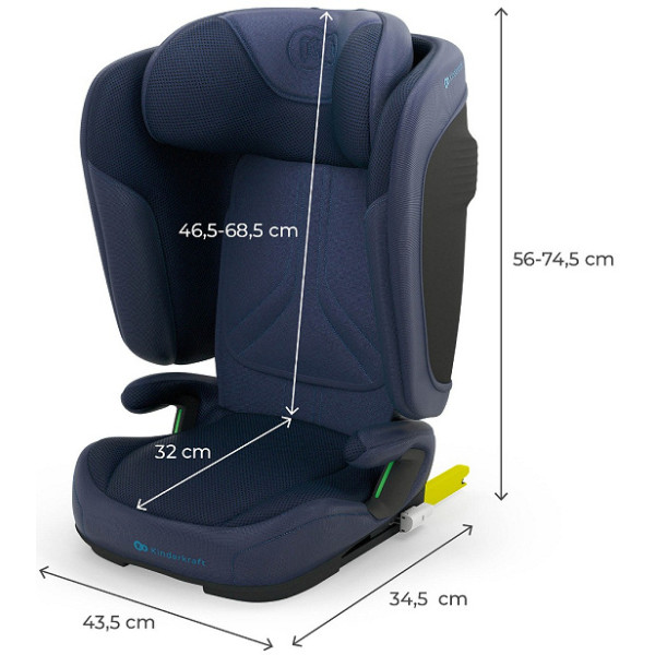 Фото - Автокресло Kinderkraft Unity 2 i-Size Navy (KCUNIT02NAV0000)