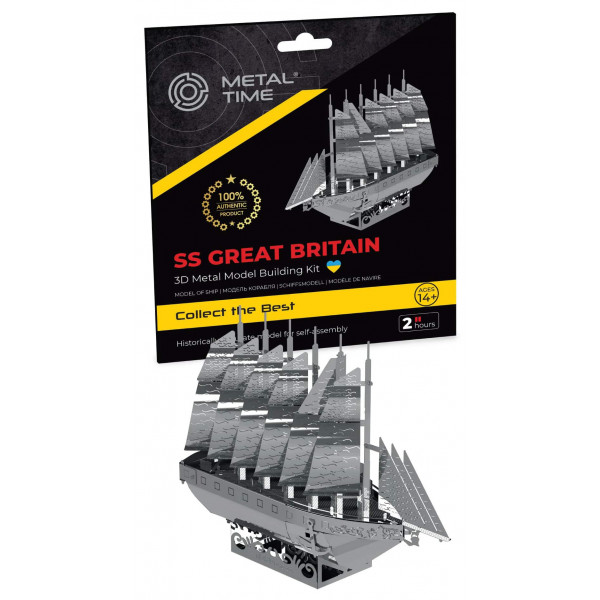 Фото - Металлический конструктор Metal Time SS Great Britain Ship (MT080) Фото - Металлический конструктор Metal Time SS Great Britain Ship (MT080)
