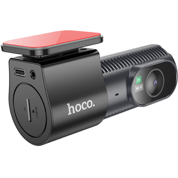 Фото - Видеорегистратор HOCO DV7 2K display hidden driving recorder Black (6942007623377)