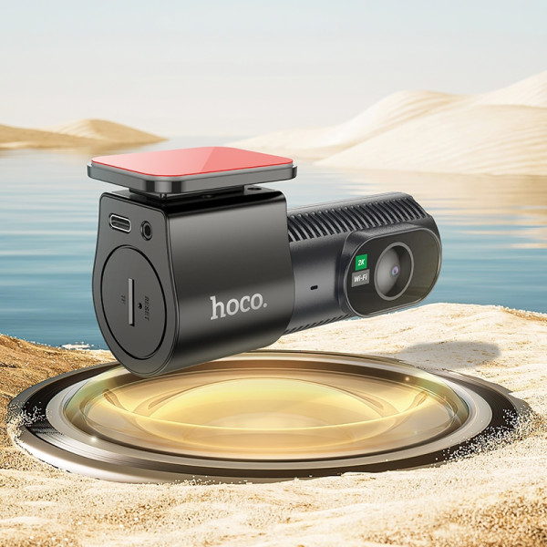 Фото - Видеорегистратор HOCO DV7 2K display hidden driving recorder Black (6942007623377)