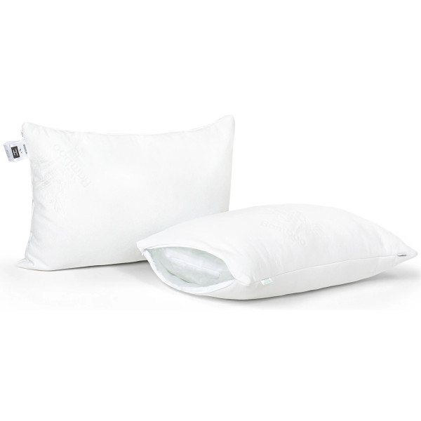 Фото - Подушка стандартная MirSon хлопковая №885 Julia Hand made Средняя 50х70 см (2200003226942)