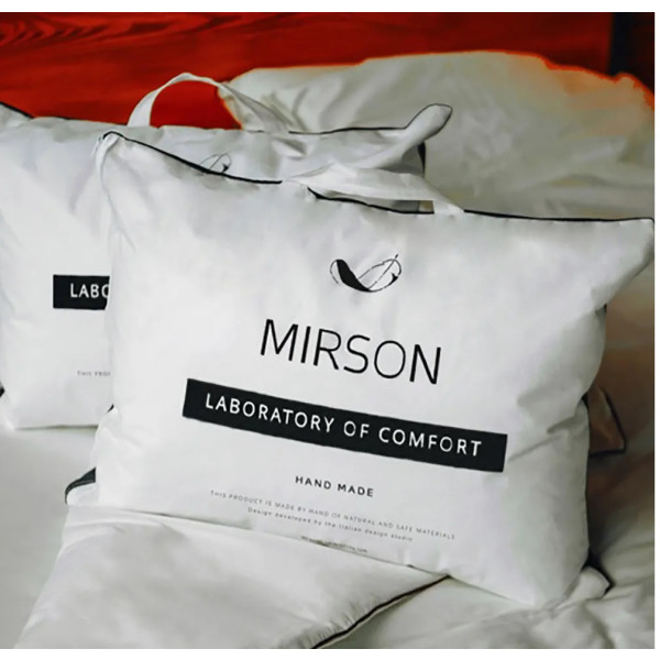 Фото - Подушка стандартная MirSon хлопковая №886 Julia Hand made Упругая 40х60 см (2200003226515)