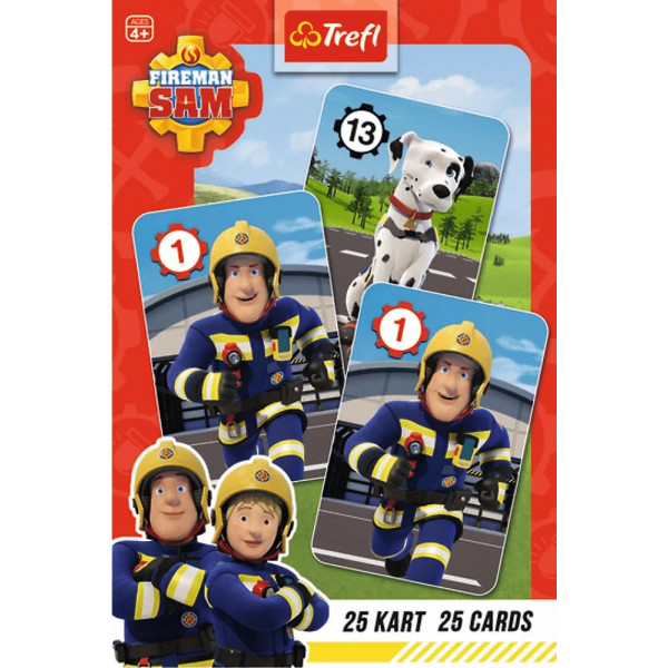 Фото - Настольная игра (5-7 лет) Trefl "Пожарный Сэм 2" (25 карт) (8505)