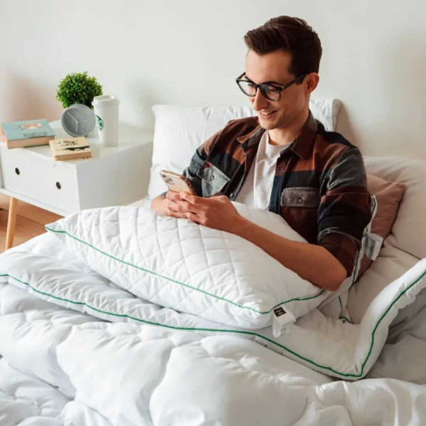 Фото - Подушка стандартная MirSon Eco Thinsulate Aloe Vera 138 40х60 см (2200000392879)