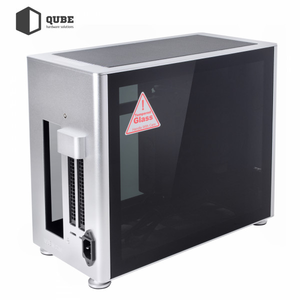 Фото - Корпус QUBE A4 Aluminum Silver (QBA4I_WSNU3)