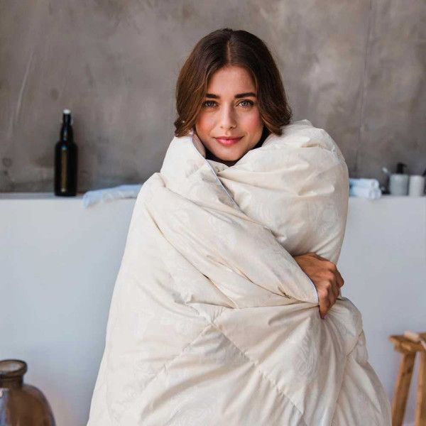 Фото - Одеяло зимнее двуспальное MirSon Пух Экстра 041 172x205 см (2200000002709)