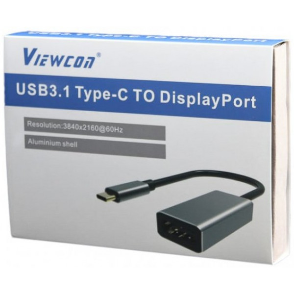 Фото - Переходник Viewcon USB-C на DisplayPort USB 3.1 (TE391)