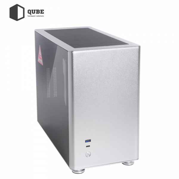 Фото - Корпус QUBE A4 Aluminum Silver (QBA4I_WSNU3)