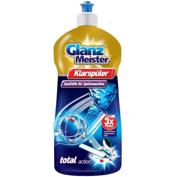 Фото - Ополаскиватель для посудомоечной машины Glanz Meister для придания блеска посуды 920 мл (4260418931525)