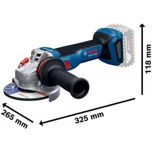 Фото - Болгарка Bosch Professional GWS 18V-11 (0.601.9N4.103)