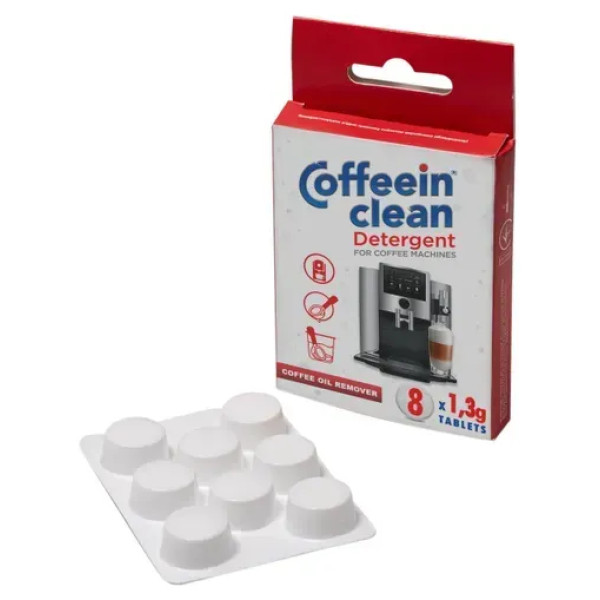 Фото - Таблетки для удаления масляного налета Coffeein clean Detergent  1,3g блистер 8шт, 10,4 г