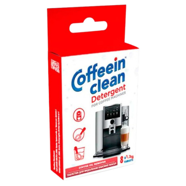 Фото - Таблетки для удаления масляного налета Coffeein clean Detergent  1,3g блистер 8шт, 10,4 г