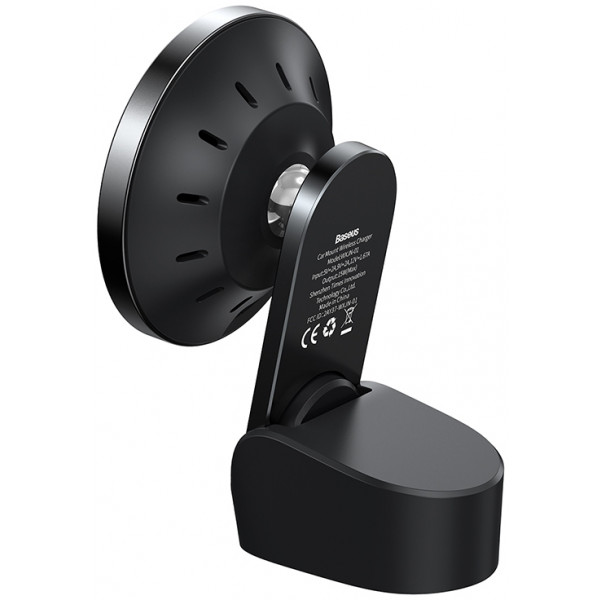 Фото - Автодержатель с беспроводной зарядкой Baseus Big Energy MagSafe 15W Black (WXJN-01)
