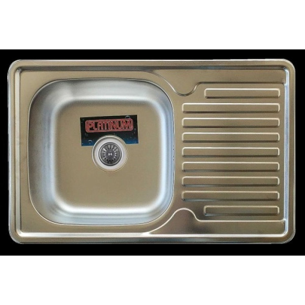 Фото - Мойка кухонная Platinum ДЕКОР 7850 (0,8/180 мм)