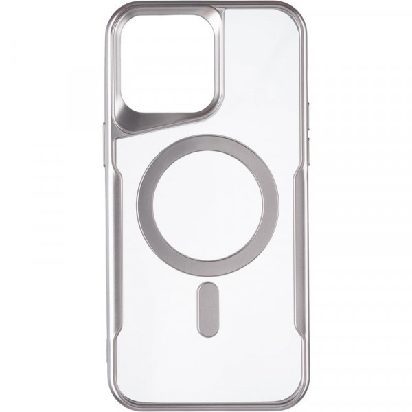 Фото - Чехол для смартфона Gelius Casual Frame Case MagSafe for iPhone 15 Titanium (98559)