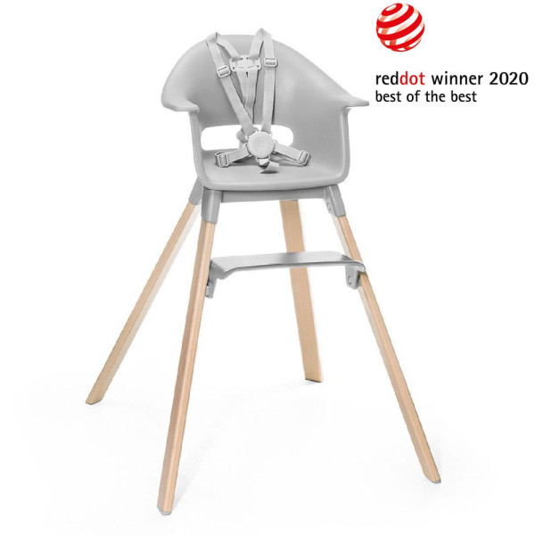 Фото - Стульчик для кормления классический Stokke Clikk Cloud Grey (552001)