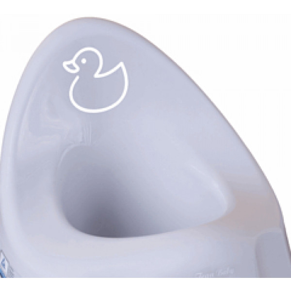 Фото - Горшок детский Tega Baby Утенок с антискользящей резиной Светло-серый (DK-001-122)
