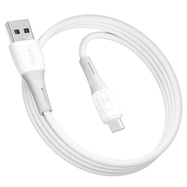 Фото - Кабель синхронизации данных Ridea SiliconePro Type-C 3A White (RC-SI35)