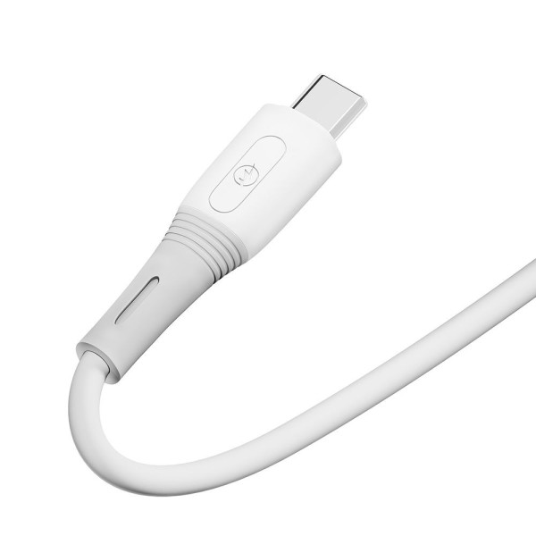 Фото - Кабель синхронизации данных Ridea SiliconePro Type-C 3A White (RC-SI35)