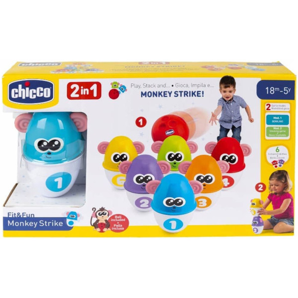 Фото - Боулинг Chicco Страйк обезьяны (05228.00)