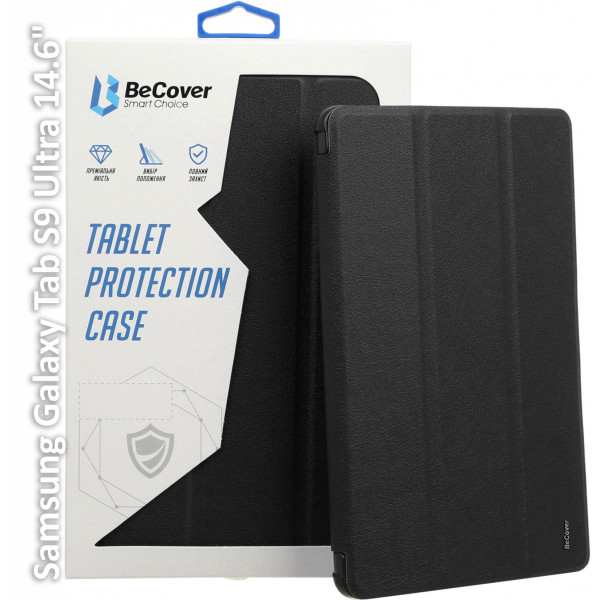 Фото - Чехол для планшета BeCover Smart Case for Samsung Galaxy Tab S9 Ultra 5G (SM-X910/SM-X916B) 14.6" Black (709894) Фото - Чехол для планшета BeCover Smart Case for Samsung Galaxy Tab S9 Ultra 5G (SM-X910/SM-X916B) 14.6" Black (709894)