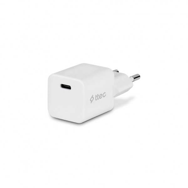 Фото - Сетевое зарядное устройство Ttec SmartCharger USB-C /20Вт White (2SCP01B)