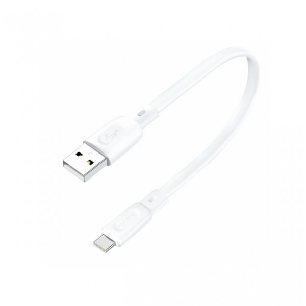 Фото - Кабель синхронизации данных Foneng X107 USB - USB Type-C (M/M), 3 A, 0.25 м, White (X107-CA-TC)