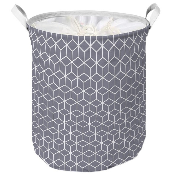 Фото - Корзина для хранения Idea Home 40х50 см (LY-04 круг. ткан. з/кр Prism)