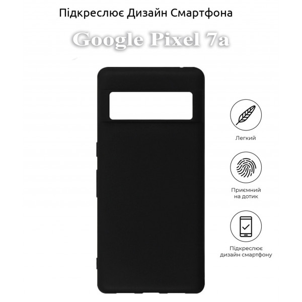 Фото - Чехол для смартфона BeCover for Google Pixel 7a Black (709817)