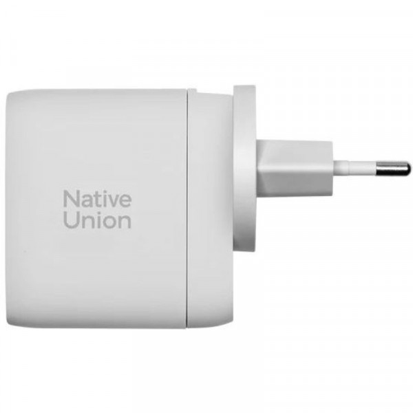 Фото - Сетевое зарядное устройство Native Union Fast GaN Charger PD 67W 3 Ports White (FAST-PD67-WHT-2CA)