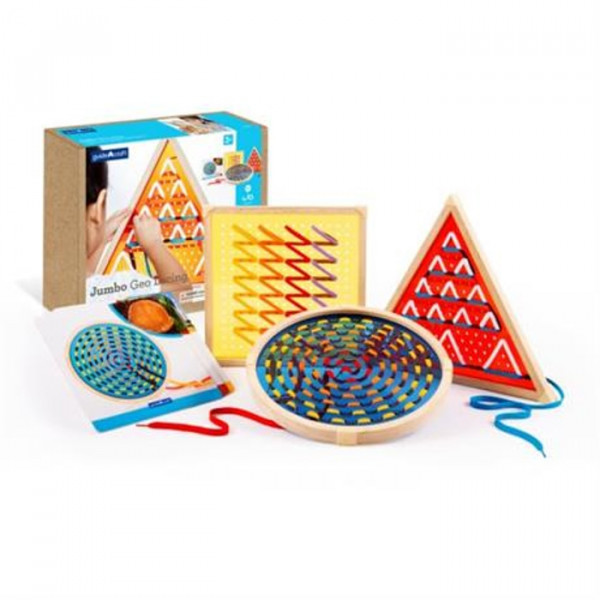 Фото - Настольная игра (3-4 года) Guidecraft Manipulatives Большие фигуры (G6804)