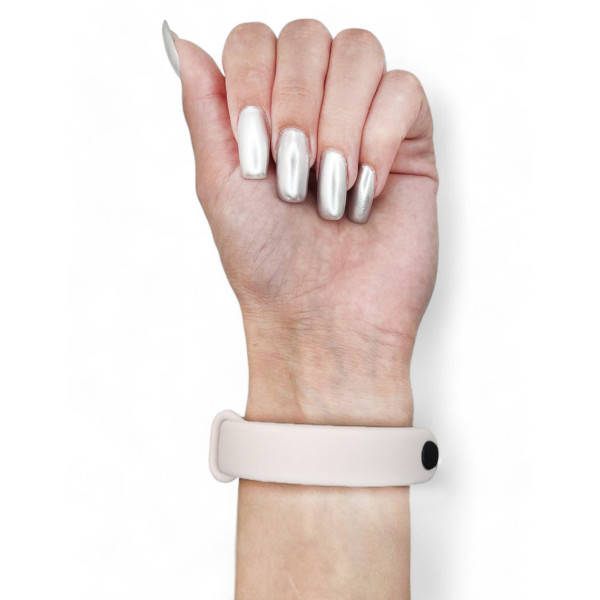 Фото - Ремешок для фитнес-браслета BeCover for Xiaomi Mi Smart Band 10 Beige (713586)