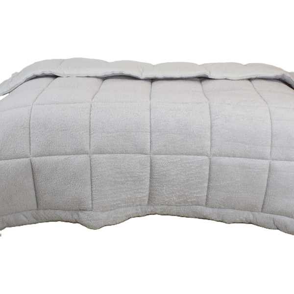 Фото - Одеяло демисезонное полуторное ТЕП TEDDY 150х210 см Светло-серый (1-05207_35049)