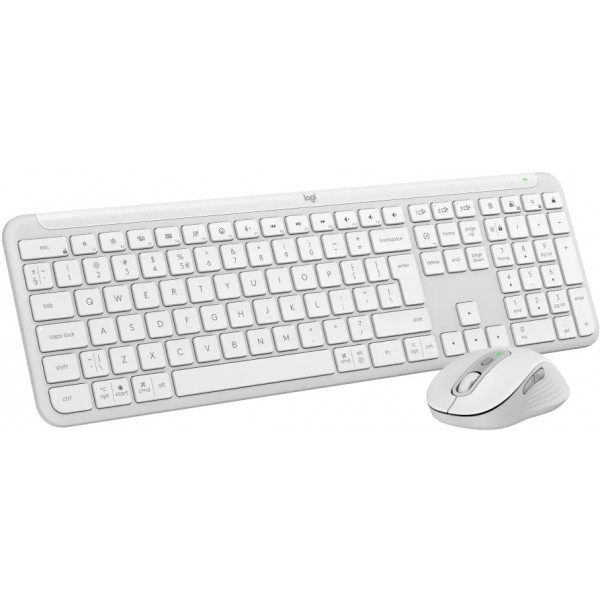Фото - Клавиатура+мышь беспроводная Logitech Signature Slim Combo MK950 White (920-012491)