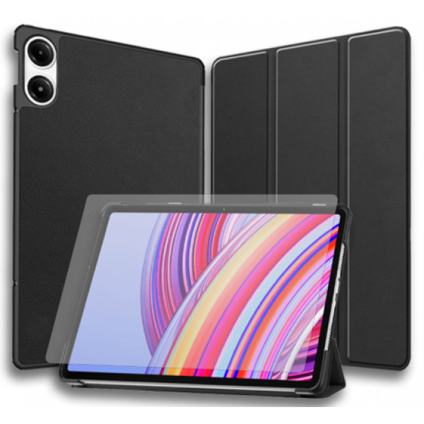 Фото - Чехол для планшета AIRON Premium for Xiaomi Redmi Pad Pro 12.1 2024 с защ. пленкой и салфеткой Black (4822352781131)
