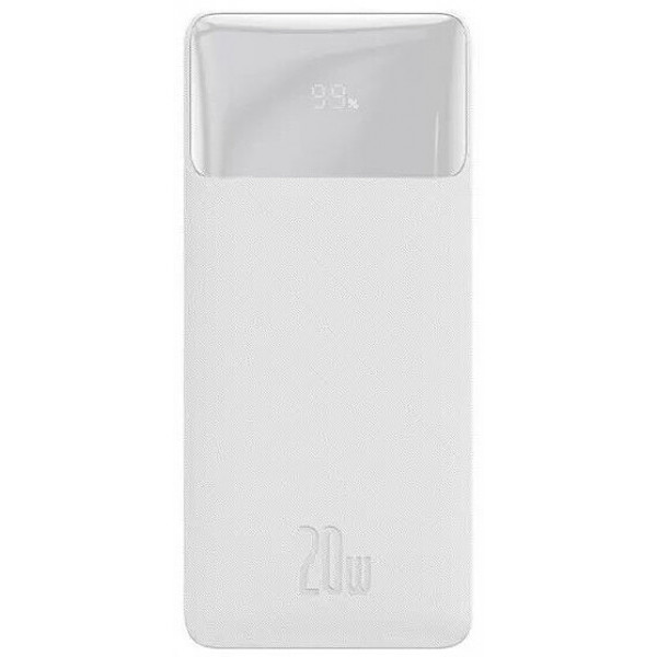 Фото - Батарея мобильная Baseus Bipow 20000mAh 20W White (PPBD050302)