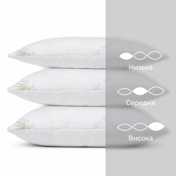 Фото - Подушка стандартная MirSon №808 Alberto EcoSilk Hand made 40х60 см (2200003197129)