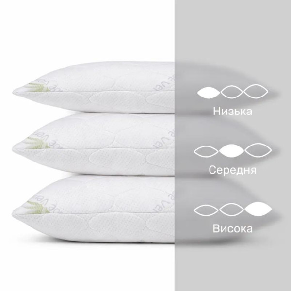 Фото - Подушка стандартная MirSon антиаллергенная №789 Alberto Eco-soft упругая 70х70 см (2200001487031)