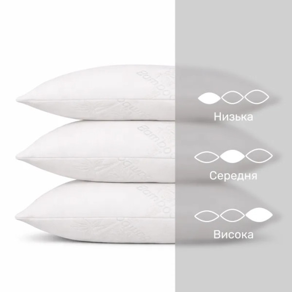 Фото - Подушка стандартная MirSon №857 Julia Eco-Soft Hand made 50х70 см (2200003196795)