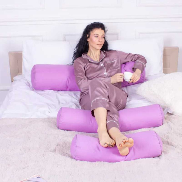 Фото - Подушка валик MirSon №8373 Naturale Line 16-3310 Bernarda BamBoo 15x50 см (2200006249689)