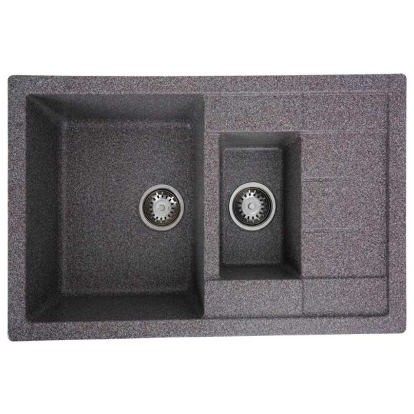 Фото - Мойка кухонная Platinum 7850W TOSKANA матовая Микс