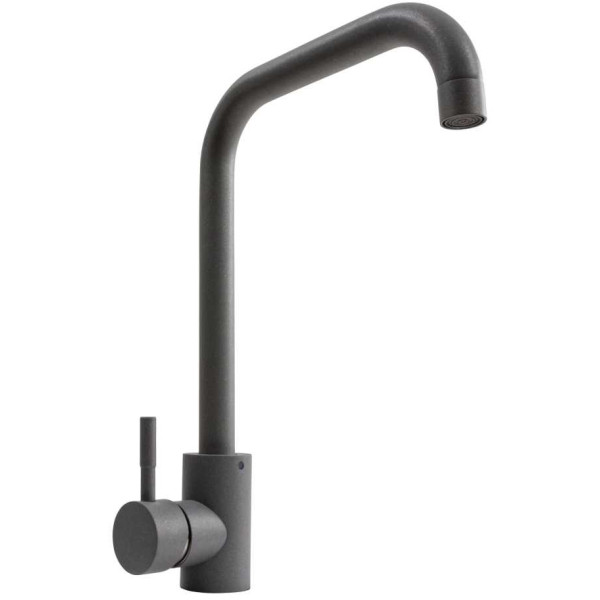 Фото - Смеситель кухонный Platinum NS02B (3008B) Серый металлик Фото - Смеситель кухонный Platinum NS02B (3008B) Серый металлик