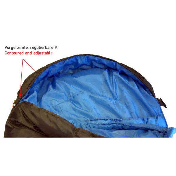 Фото - Спальный мешок High Peak TR 300/0°C Dark Red/Grey Right (23061)
