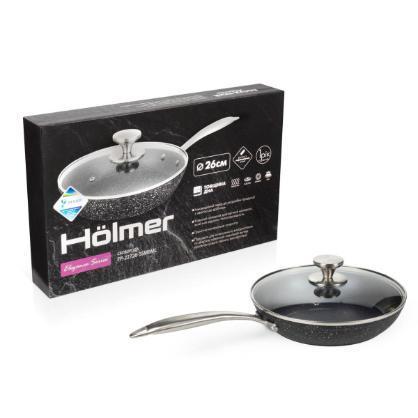Фото - Сковорода универсальная Holmer FP-22726-SSMBML Elegance