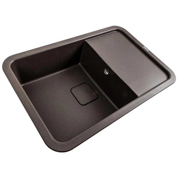 Фото - Мойка кухонная Platinum 7850 CUBE матовая Темная скала