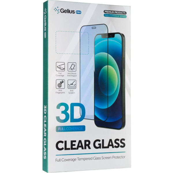 Фото - Защитное стекло для смартфона Gelius Pro 3D for Samsung A065 (A06) Black (99430)